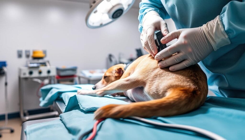 proceso quirúrgico esterilización canina