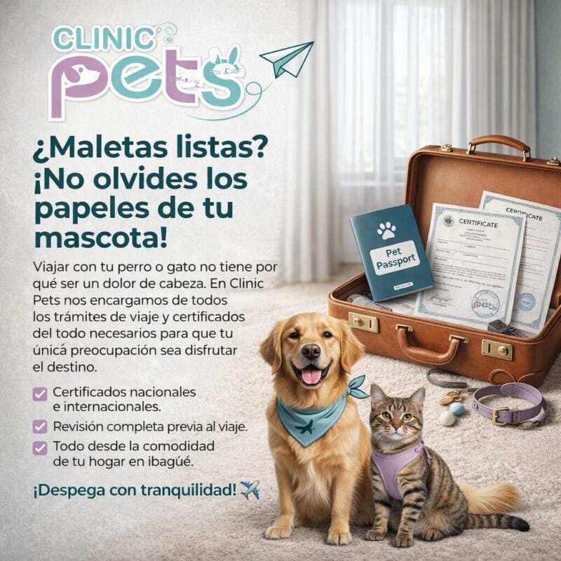 Preparativos de viaje para tu mascota